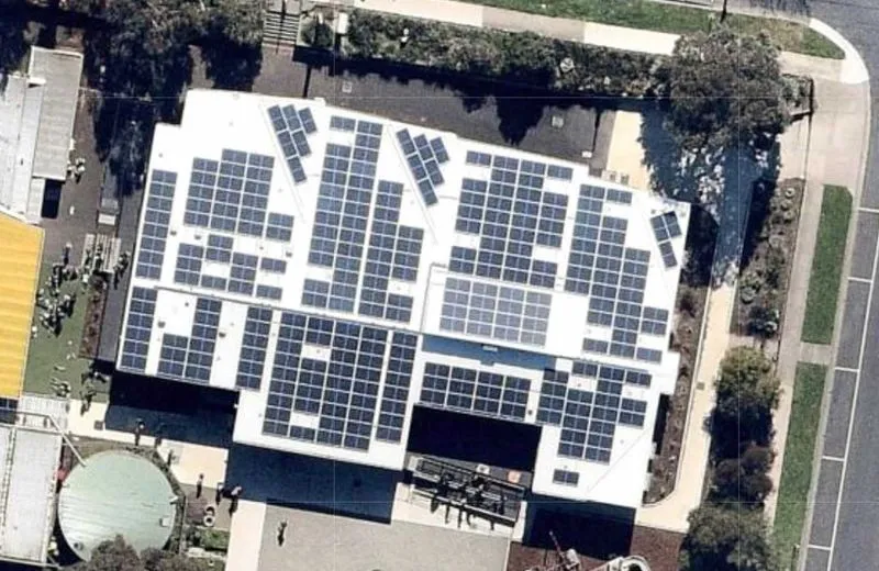 268 solar panels on primary school