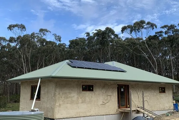 Off-grid solar system install in Durham Lead VIC