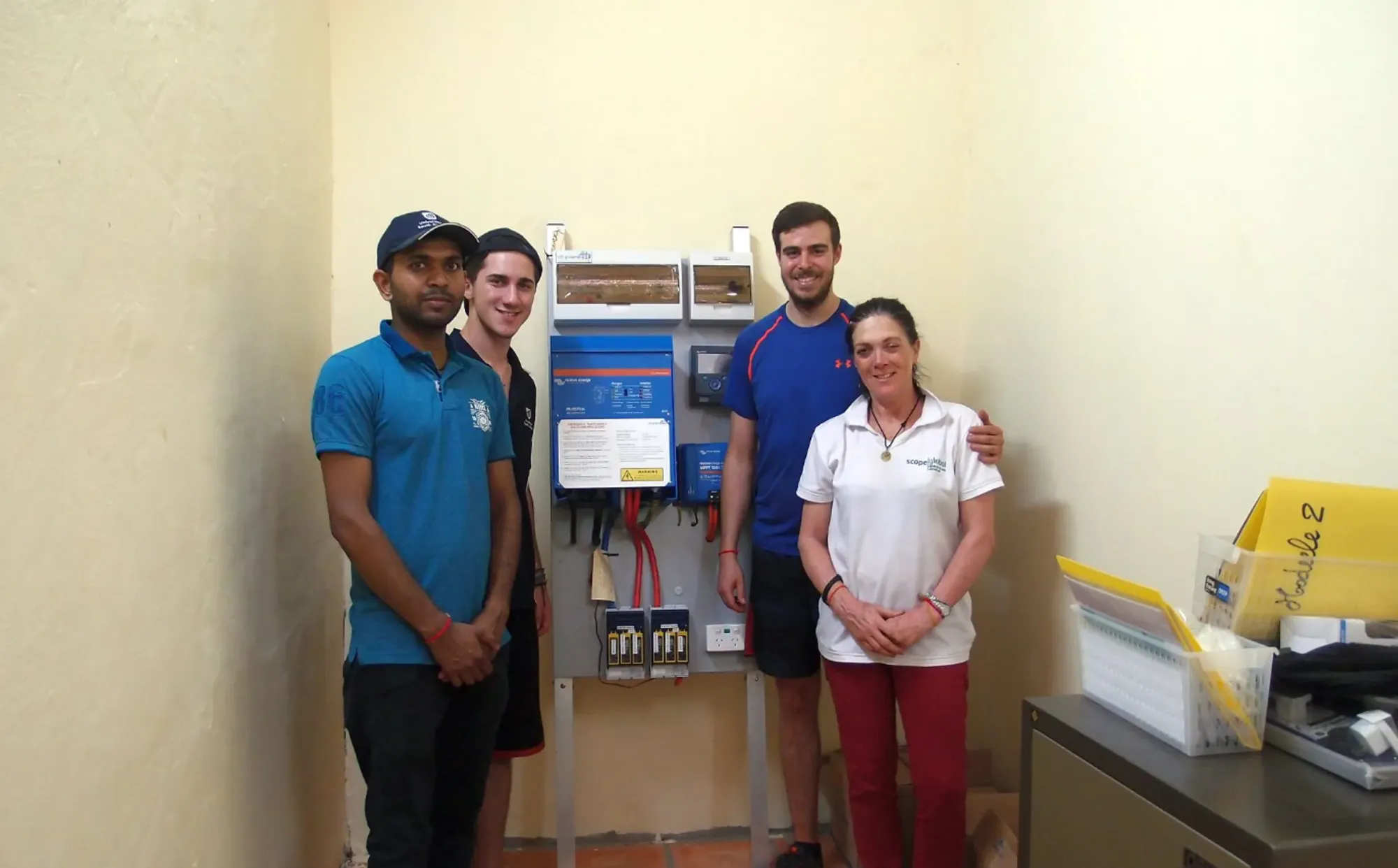 Off-grid power system in Cambodia