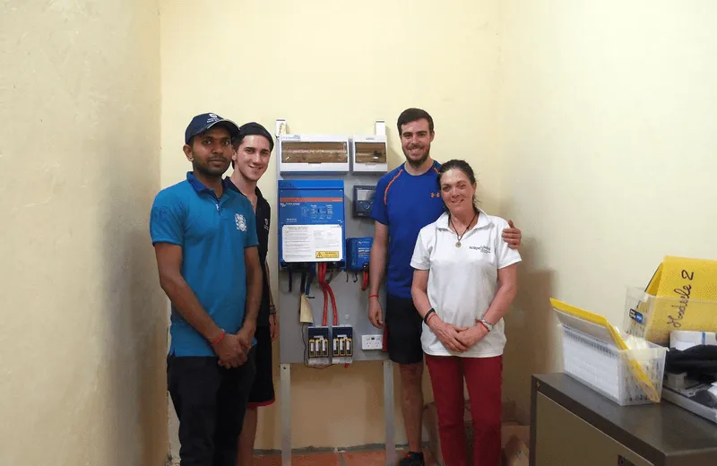 Off-grid power system in Cambodia