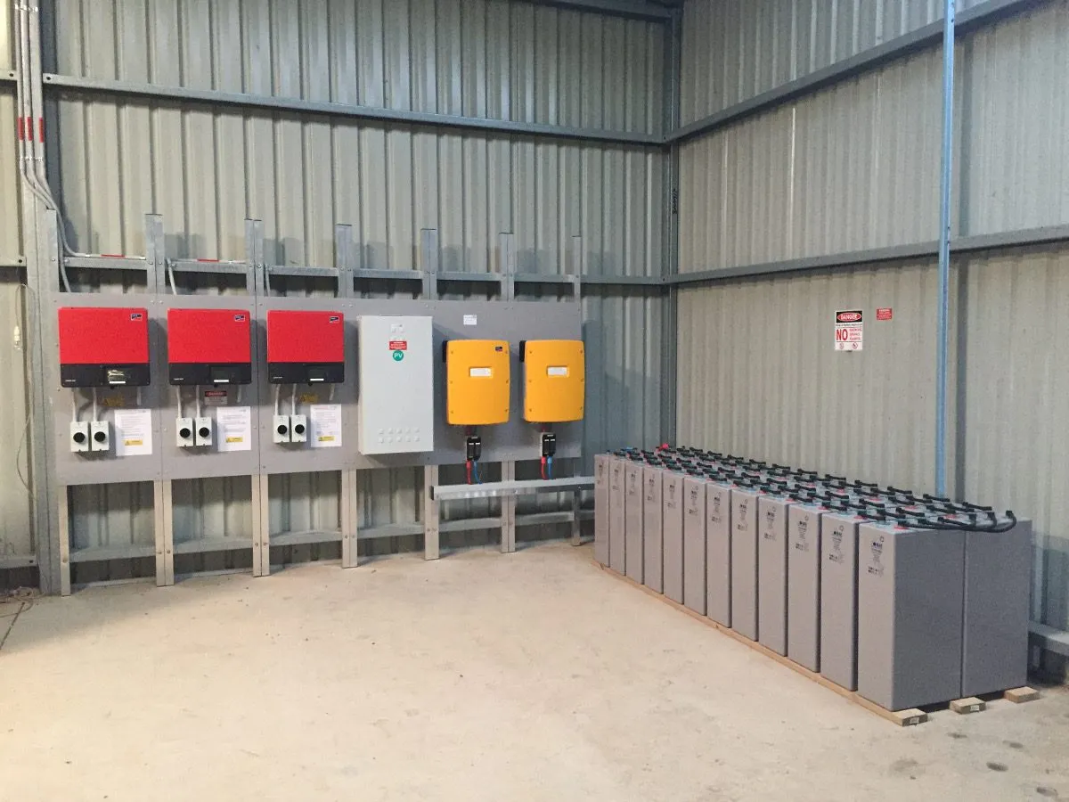 off grid battery storage