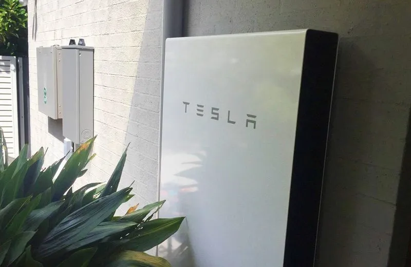 Installed Tesla Powerwall 2 System