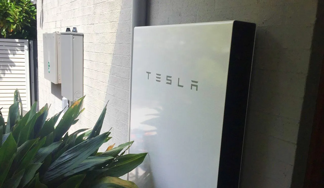 Installed Tesla Powerwall 2 System