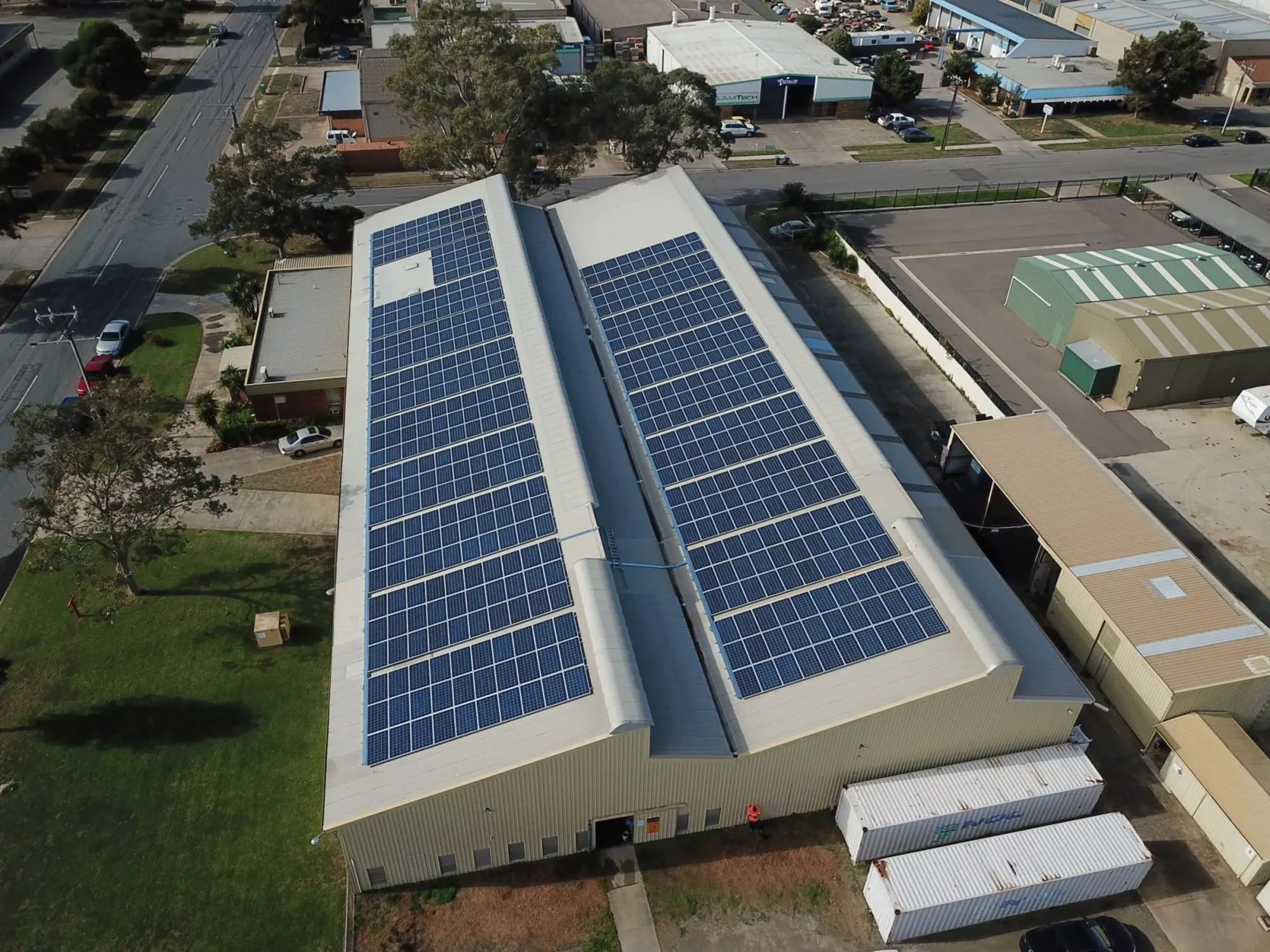 Solar on manufacturing business