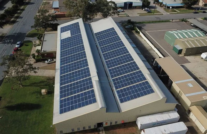 Solar on manufacturing business