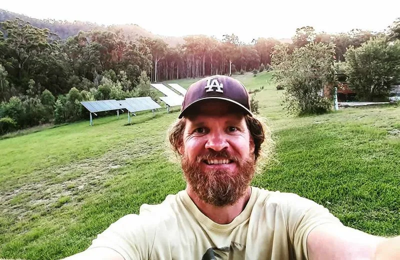 Damiens off-grid power system in country NSW