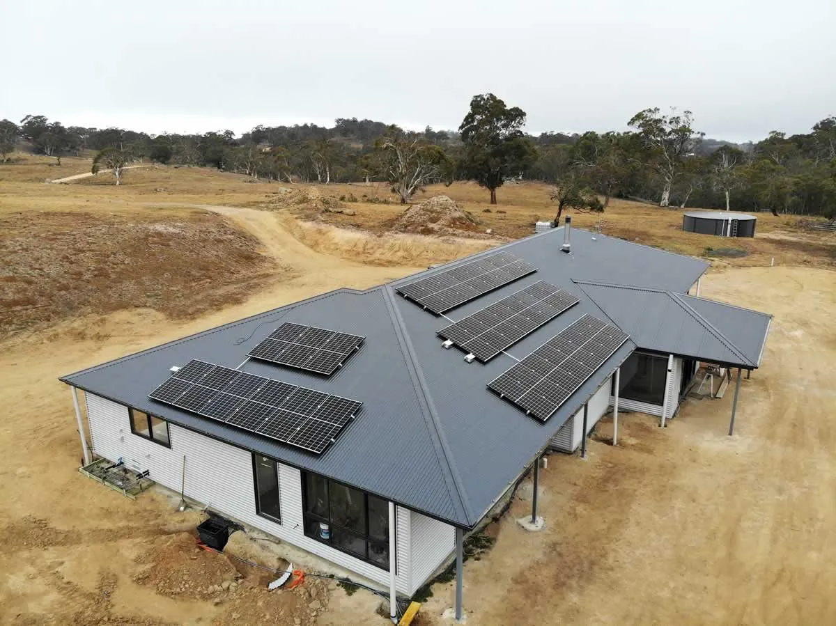 Snowy Mountains off-grid solar system 1