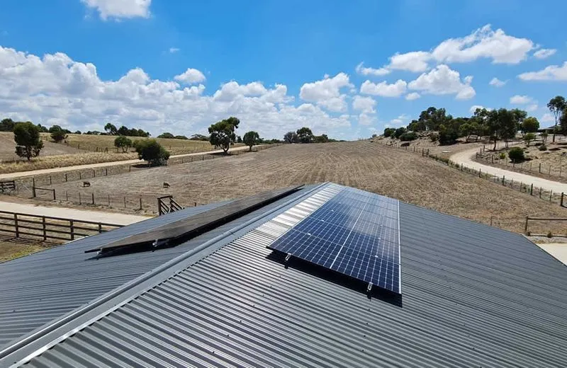 Solar panels for small off-grid 'shed' solar system