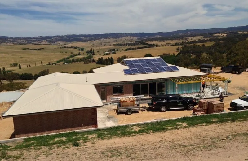 Solar panel installation