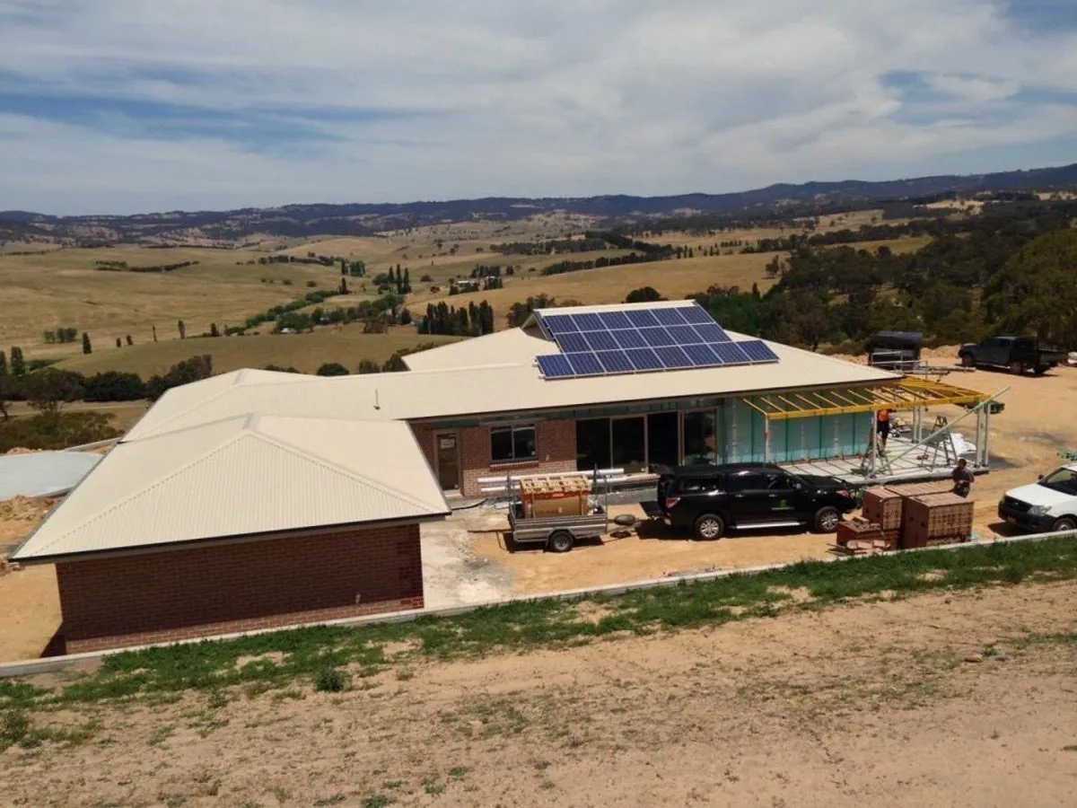 Solar panel installation