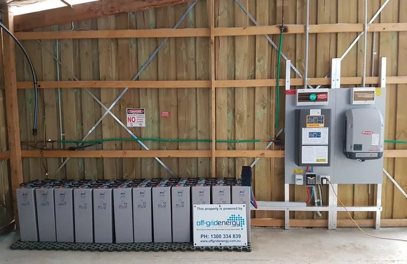 Complete off-grid power system providing reliable on-demand power