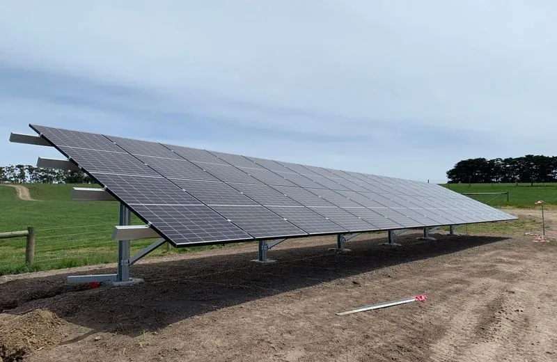 Off-Grid Lithium Batteries and Ground Mounted Solar