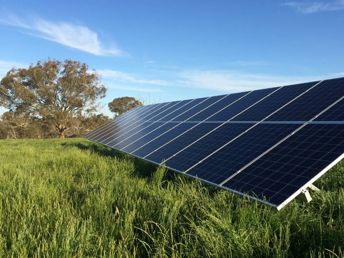 off grid solar array
