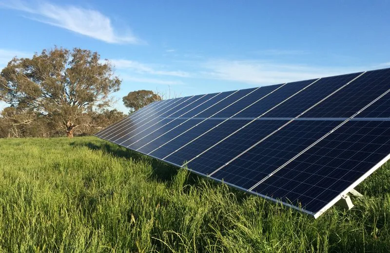 off grid solar array