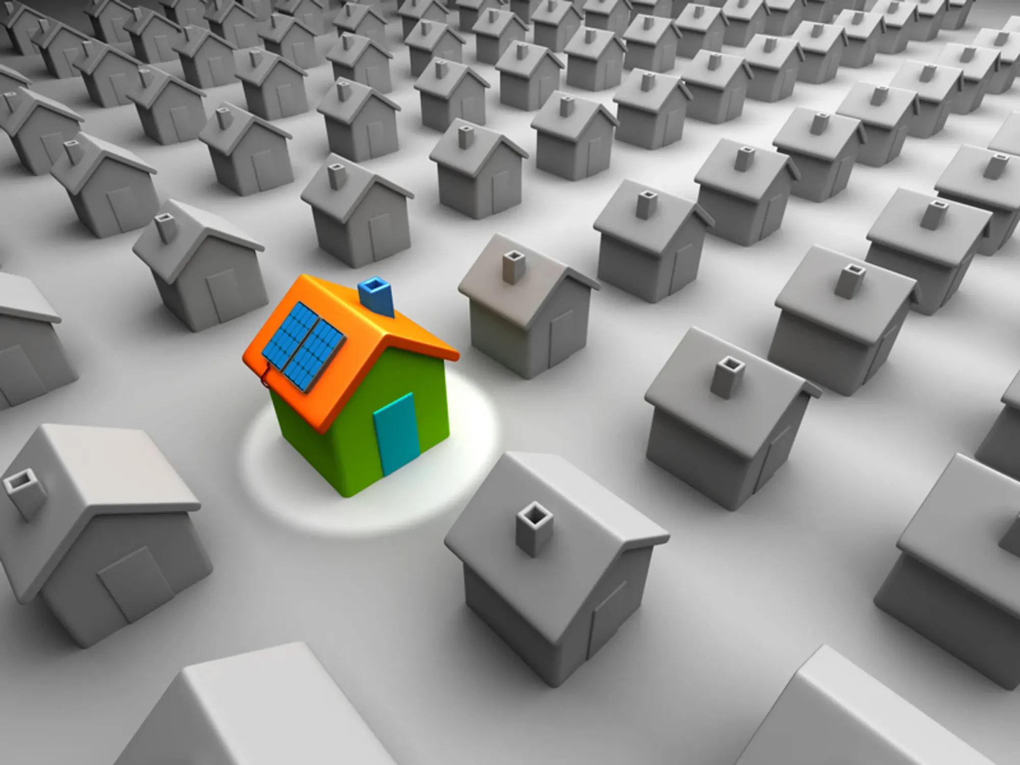 Members of a community come together to buy solar systems in bulk