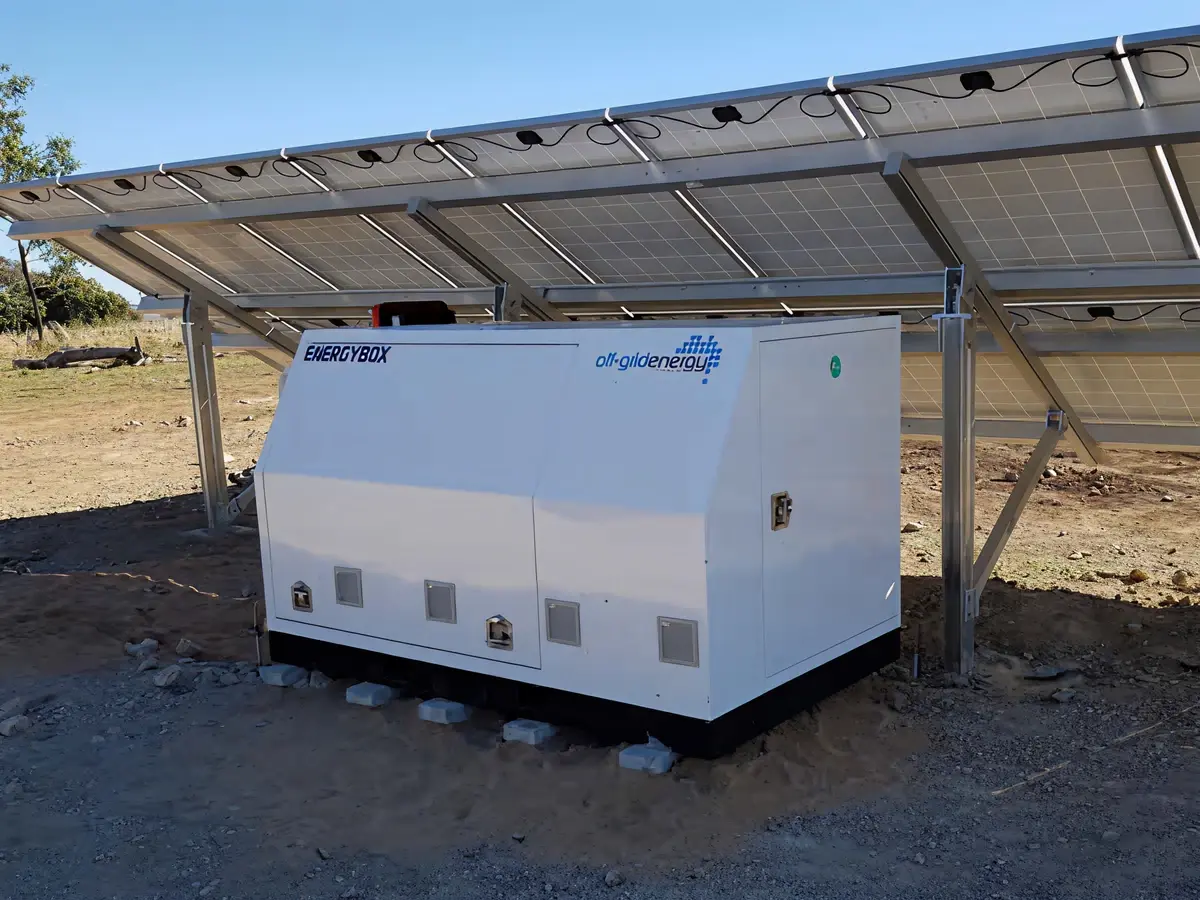 Battery storage installation layout