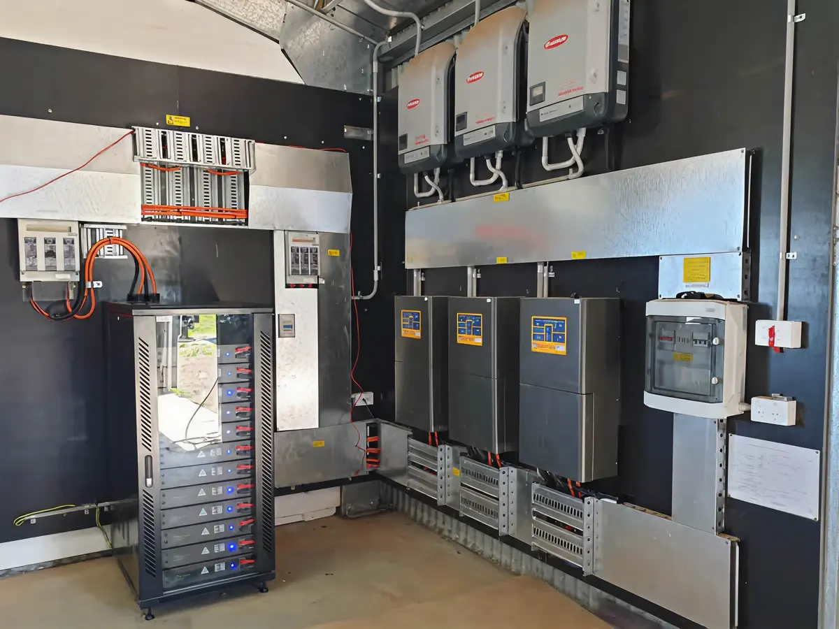 Battery storage installation layout