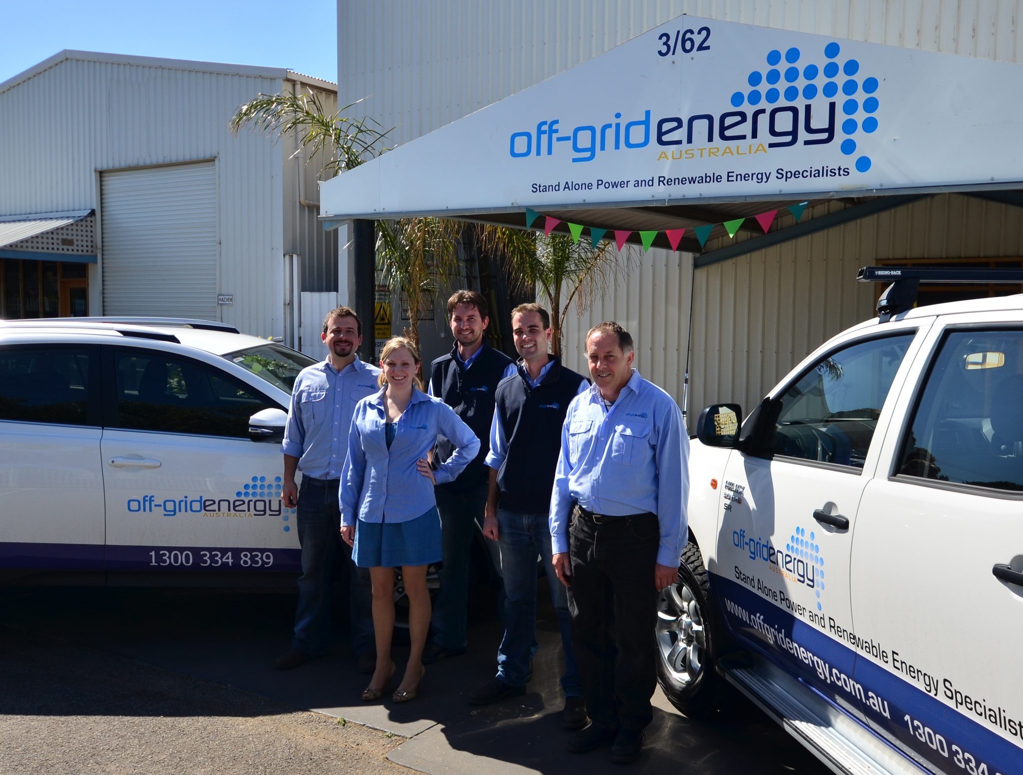Off-grid Energy Australia team in SA