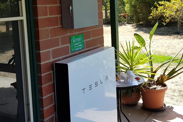 Off-Grid system install with Tesla Powerwall 2 in Invermay VIC