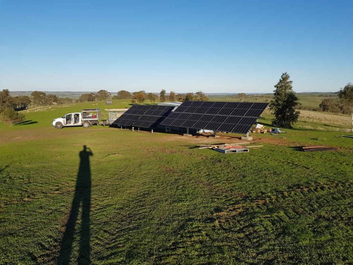 Large property in Adelaide Hills with solar panels
