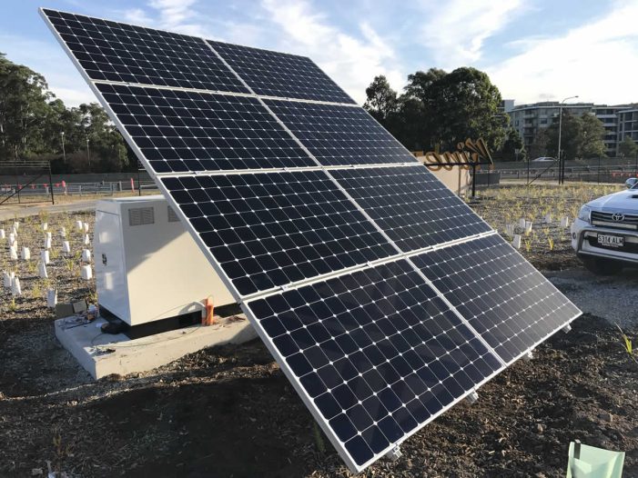 Solar panels for Kinetica Art Installation